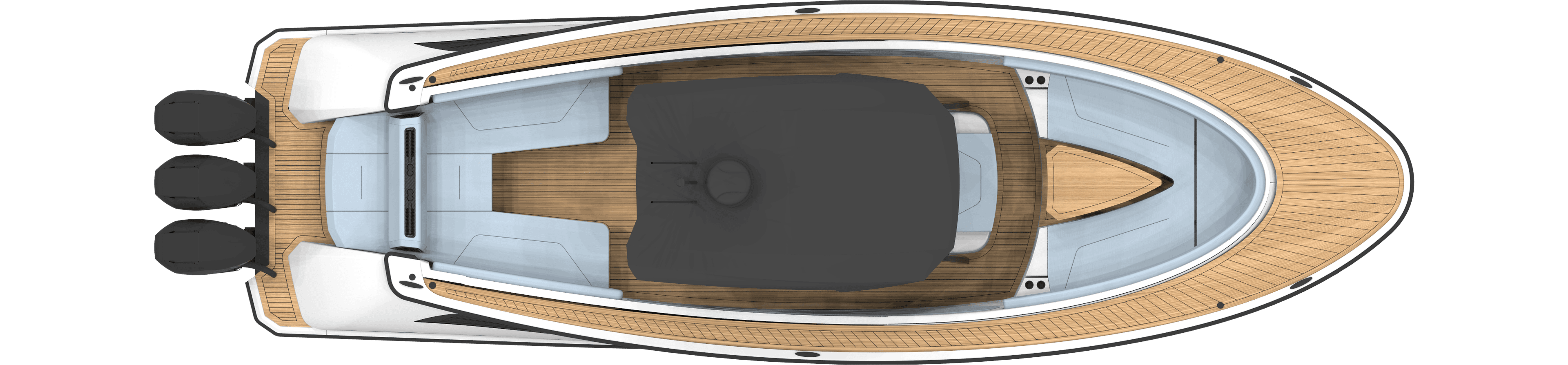 Wajer 38 S V10 GA top view
